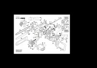 Bosch 0 601 597 603 Gke 35 Bce Chain Saw 230 V / Eu Spare Parts